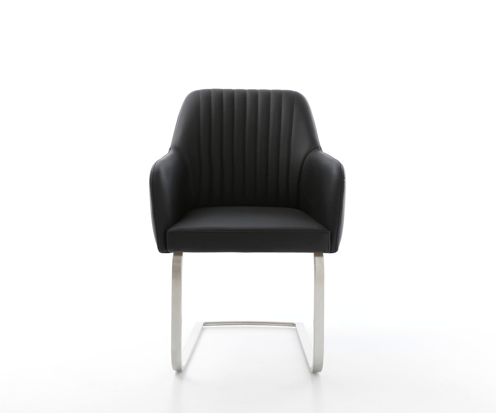 Freischwinger Greg-Flex Echt-Leder Schwarz Freischwinger flach Edelstahl Taschenfederkern 1 Freischwinger Greg-Flex Echt-Leder Schwarz Freischwinger flach Edelstahl Taschenfederkern 1