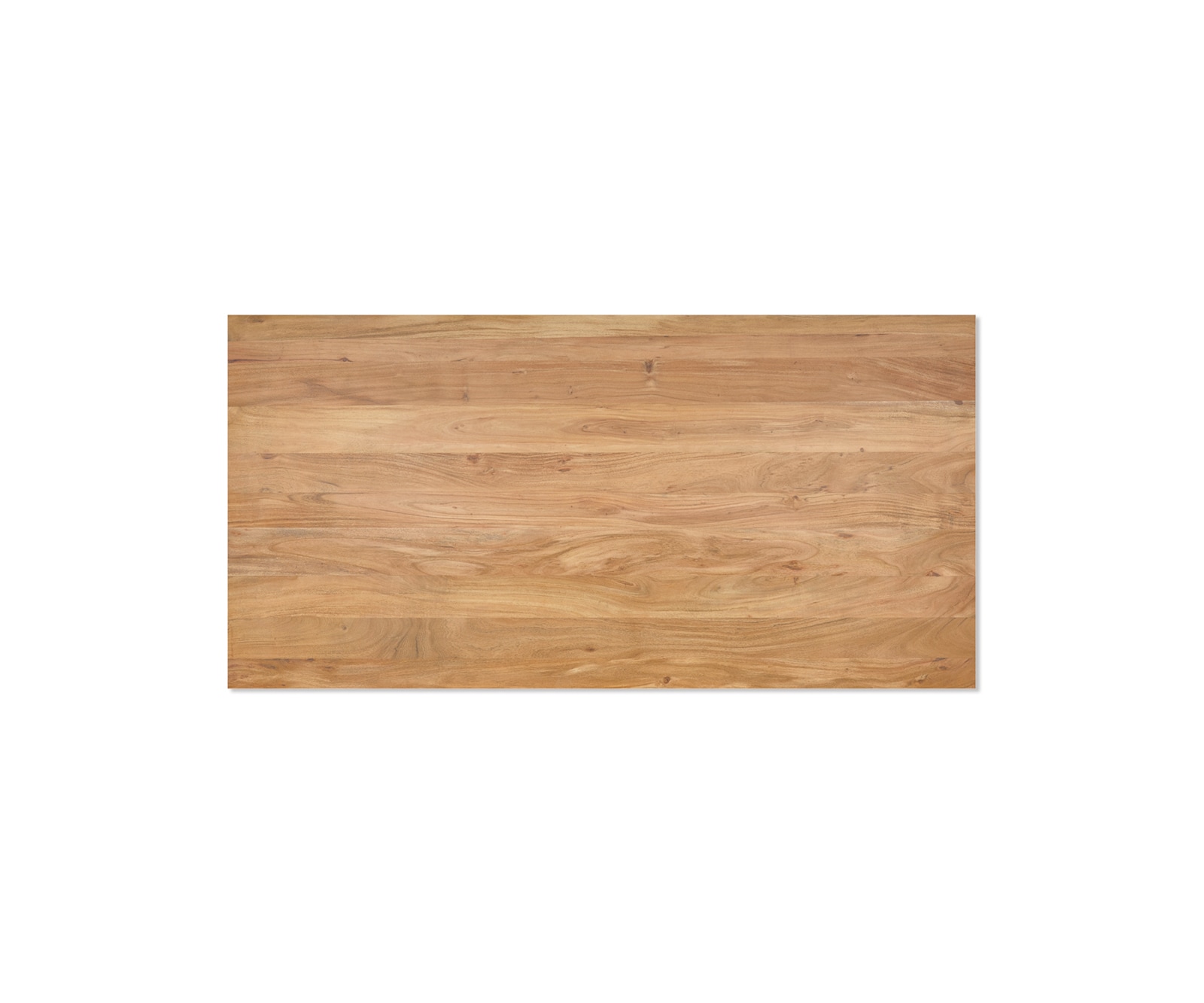 Table-à-manger Edge 200x100 acacia nature acier inoxydable large bord suisse 3 Table-à-manger Edge 200x100 acacia nature acier inoxydable large bord suisse 3
