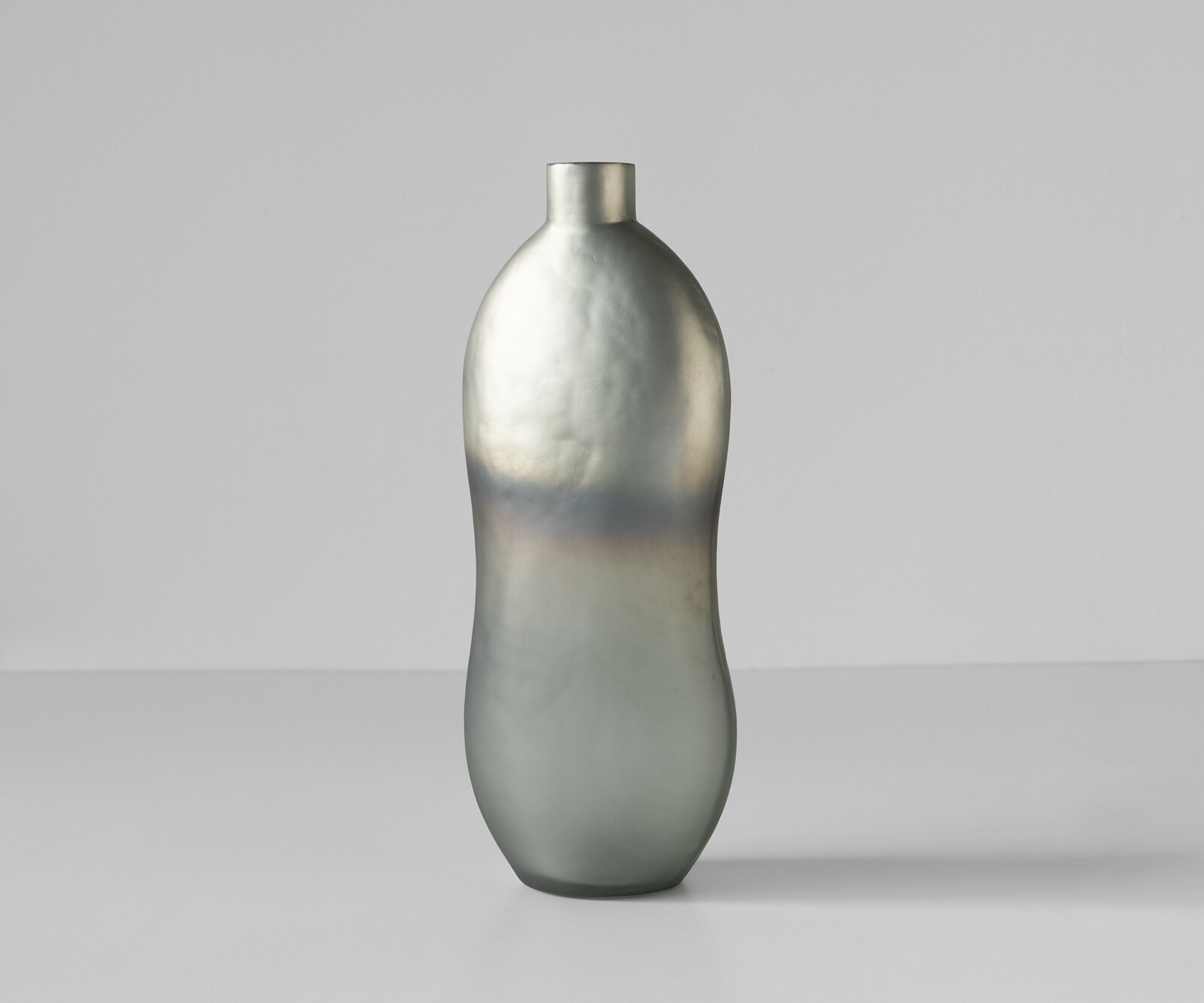 Vase Mireva B18 x T11 x H41 cm Glas Aurora Mundgeblasen