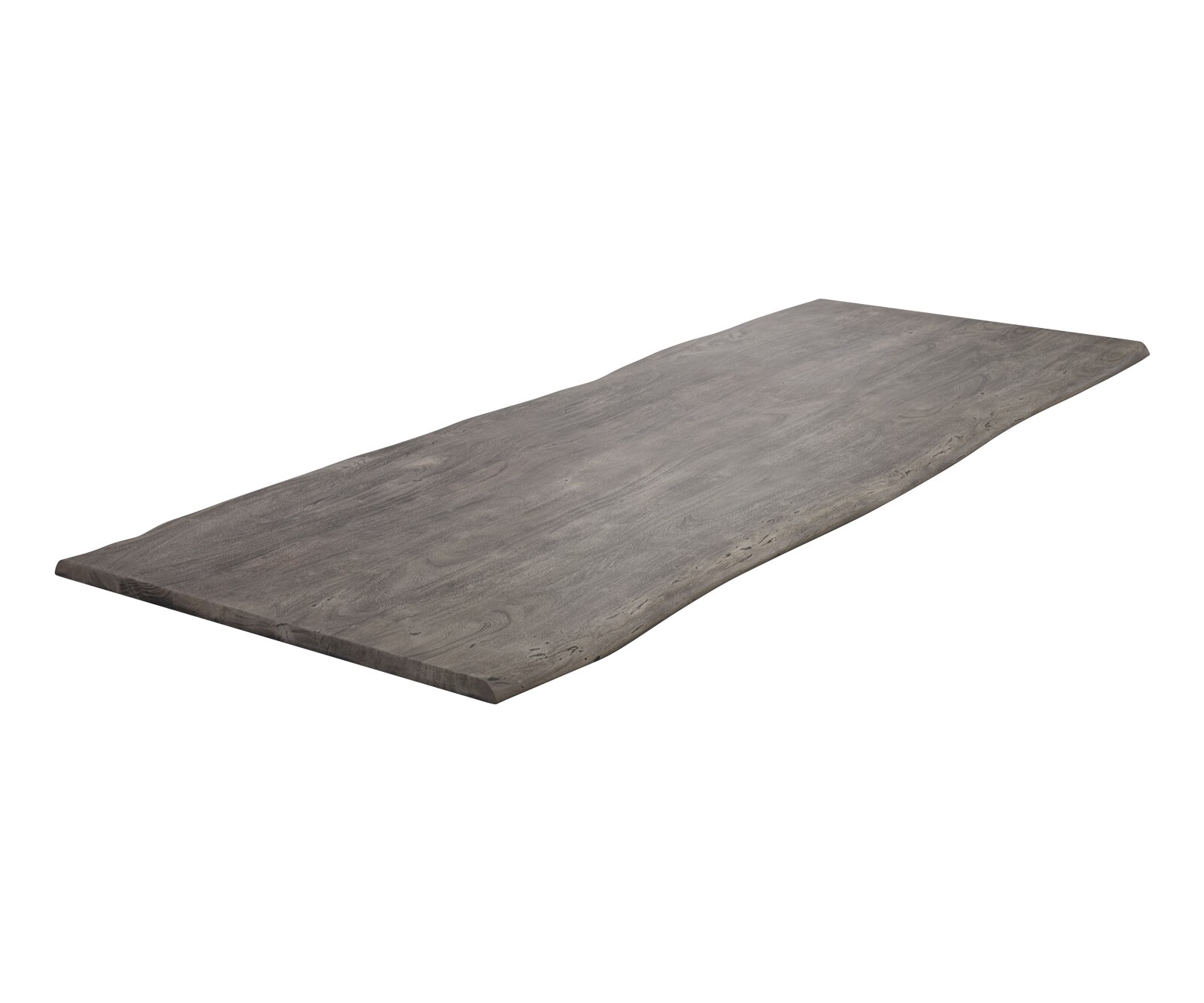 Esstischplatte Edge 260x100cm Akazie Platin Live-Edge