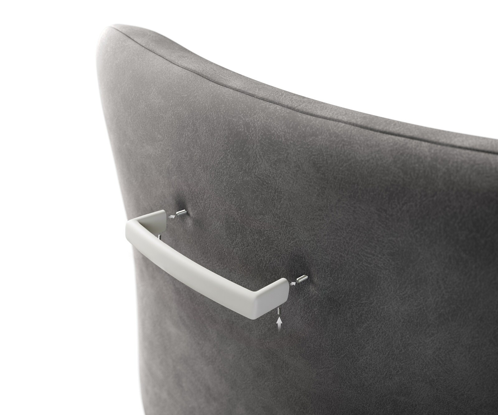 Poignée-de-chaise Flex-Flach métal blanc 2