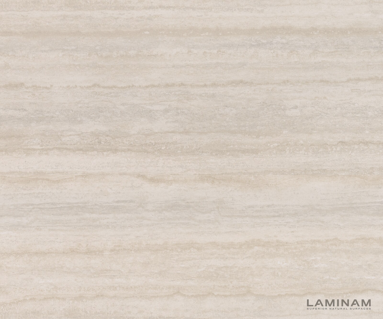 Sideboard Cuor 150 cm Keramik Laminam® Travertino Bianco Creme-Weiß 3 Türen Fuß Schwebeoptik Acrylglas 3