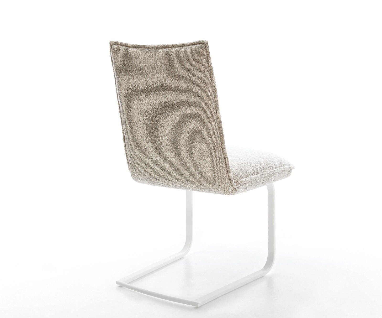 Freischwinger Lelio-Flex Webstoff Soft Beige Freischwinger flach Weiß Taschenfederkern 5