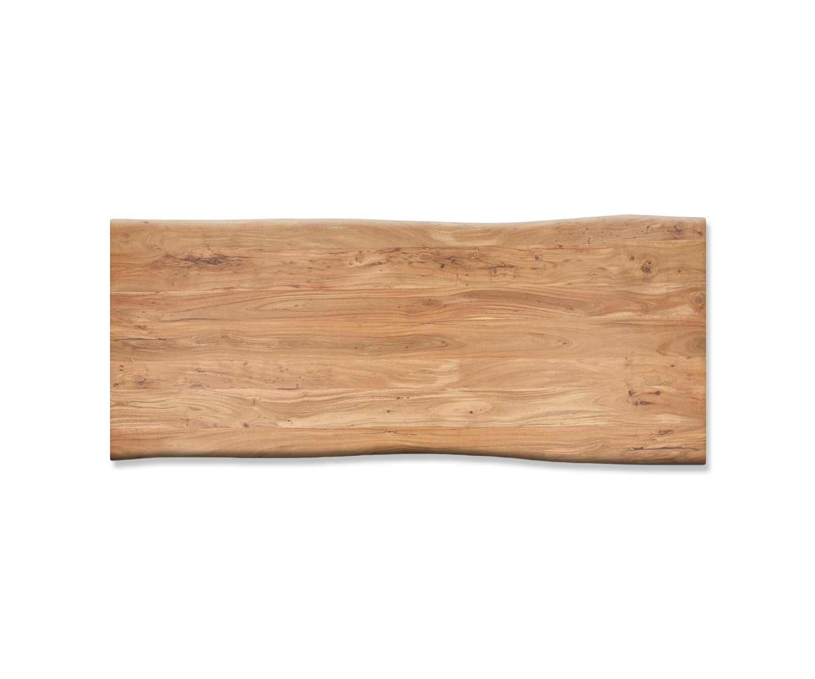 Esstisch Edge 240x100cm Akazie Natur Edelstahl breit Live-Edge 4