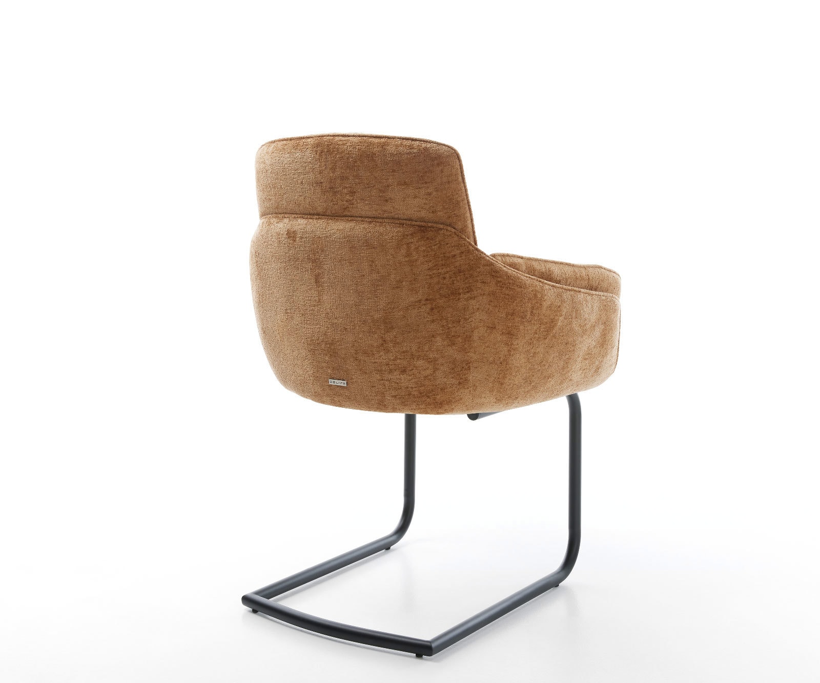 Freischwinger Luan-Flex mit Armlehnen Chenille Rost Freischwinger rund Schwarz 4 Freischwinger Luan-Flex mit Armlehnen Chenille Rost Freischwinger rund Schwarz 4