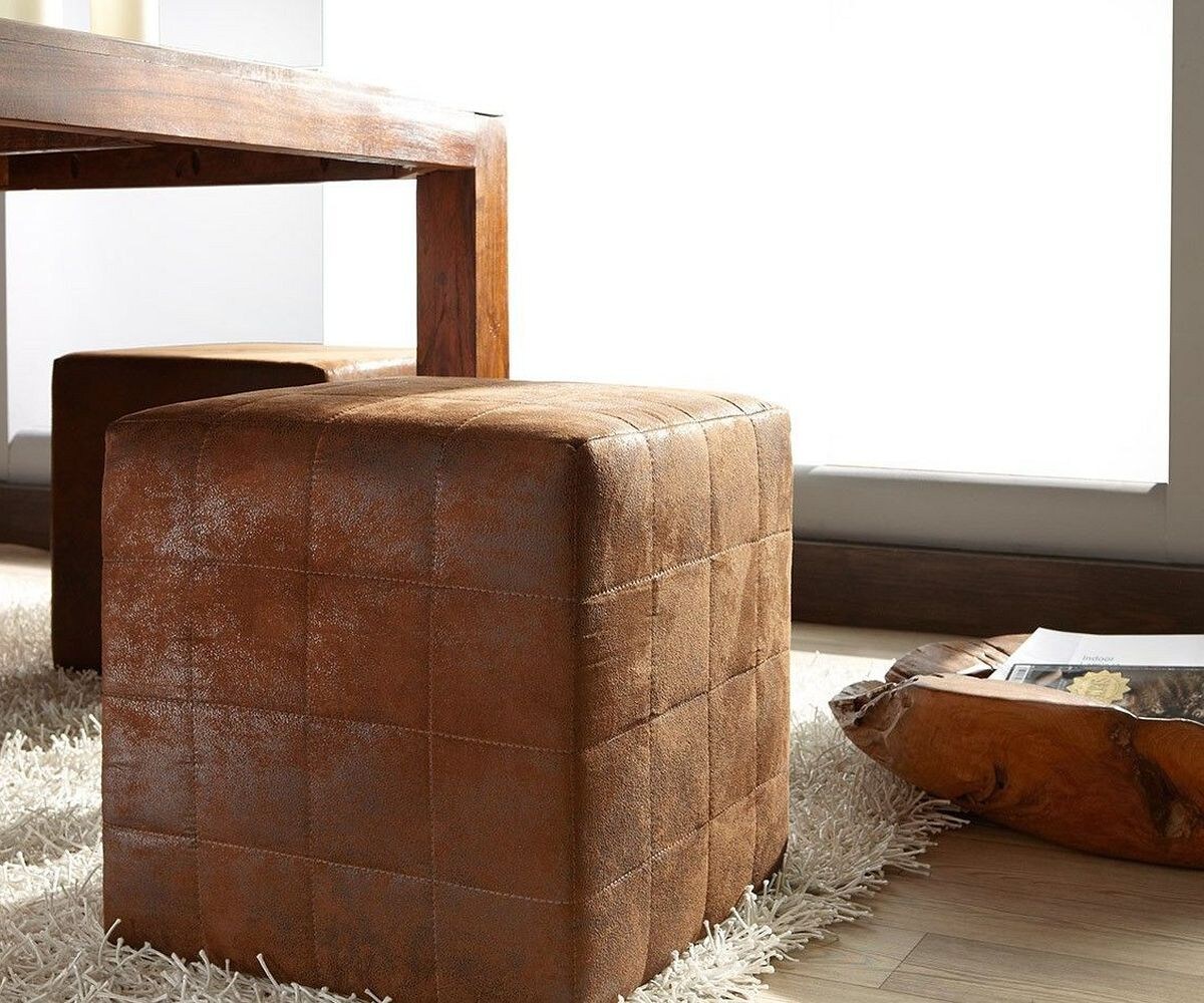 Sitzhocker Dado 45x45 cm Hocker Sitzwürfel Würfelhocker 5
