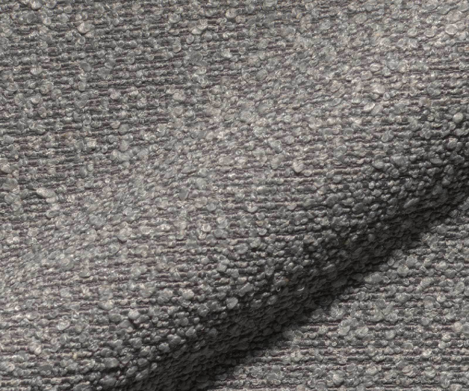 Grand canapé Lunna 360x175 cm Bouclé gris argenté 2 coussins 2 Grand canapé Lunna 360x175 cm Bouclé gris argenté 2 coussins 2