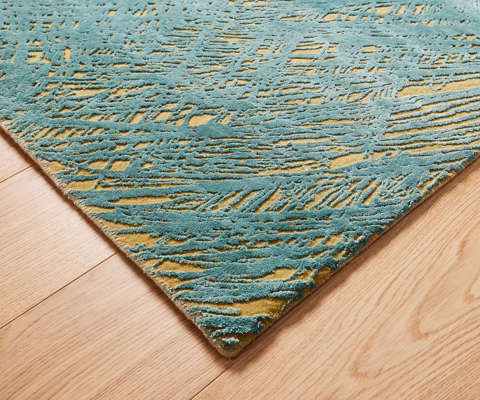 Teppich Handgeknüpft Free Verse 250x300 cm Gelb by Jaipur Rugs 1 Teppich Handgeknüpft Free Verse 250x300 cm Gelb by Jaipur Rugs 1