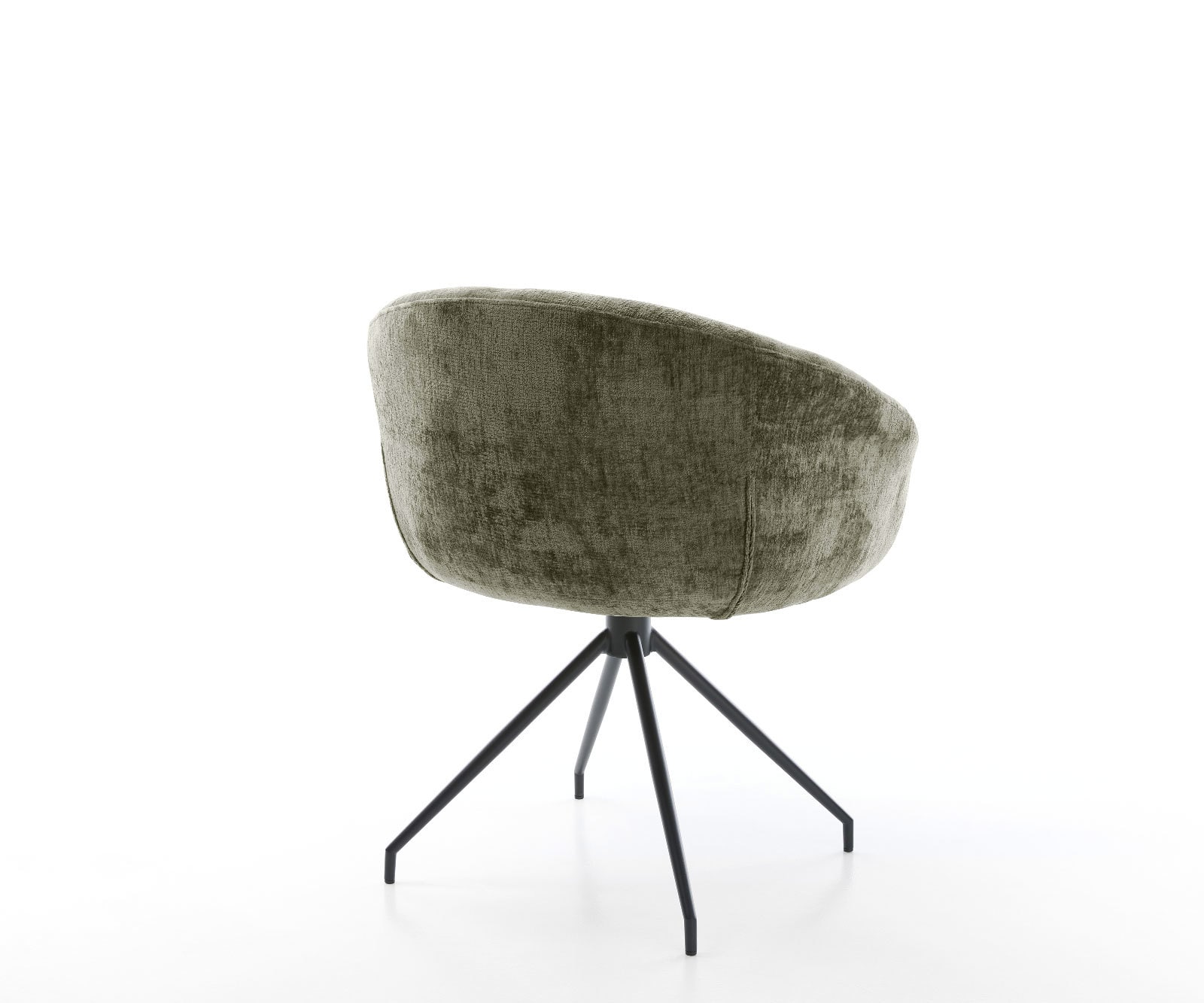 Drehstuhl Vinka-Flex mit Armlehnen Chenille Olive Kreuzgestell konisch Schwarz 180° drehbar Taschenfederkern 5 Drehstuhl Vinka-Flex mit Armlehnen Chenille Olive Kreuzgestell konisch Schwarz 180° drehbar Taschenfederkern 5