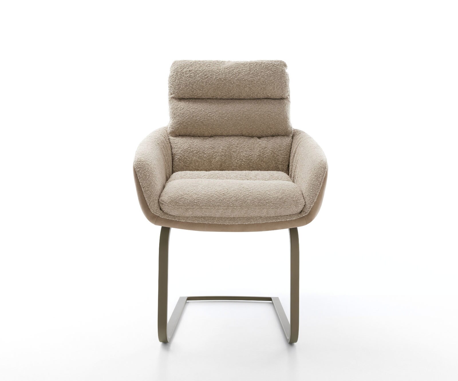 Freischwinger Abelia-Flex mit Armlehnen Materialmix Schlamm Freischwinger flach Effektfinish Titan 1 Freischwinger Abelia-Flex mit Armlehnen Materialmix Schlamm Freischwinger flach Effektfinish Titan 1