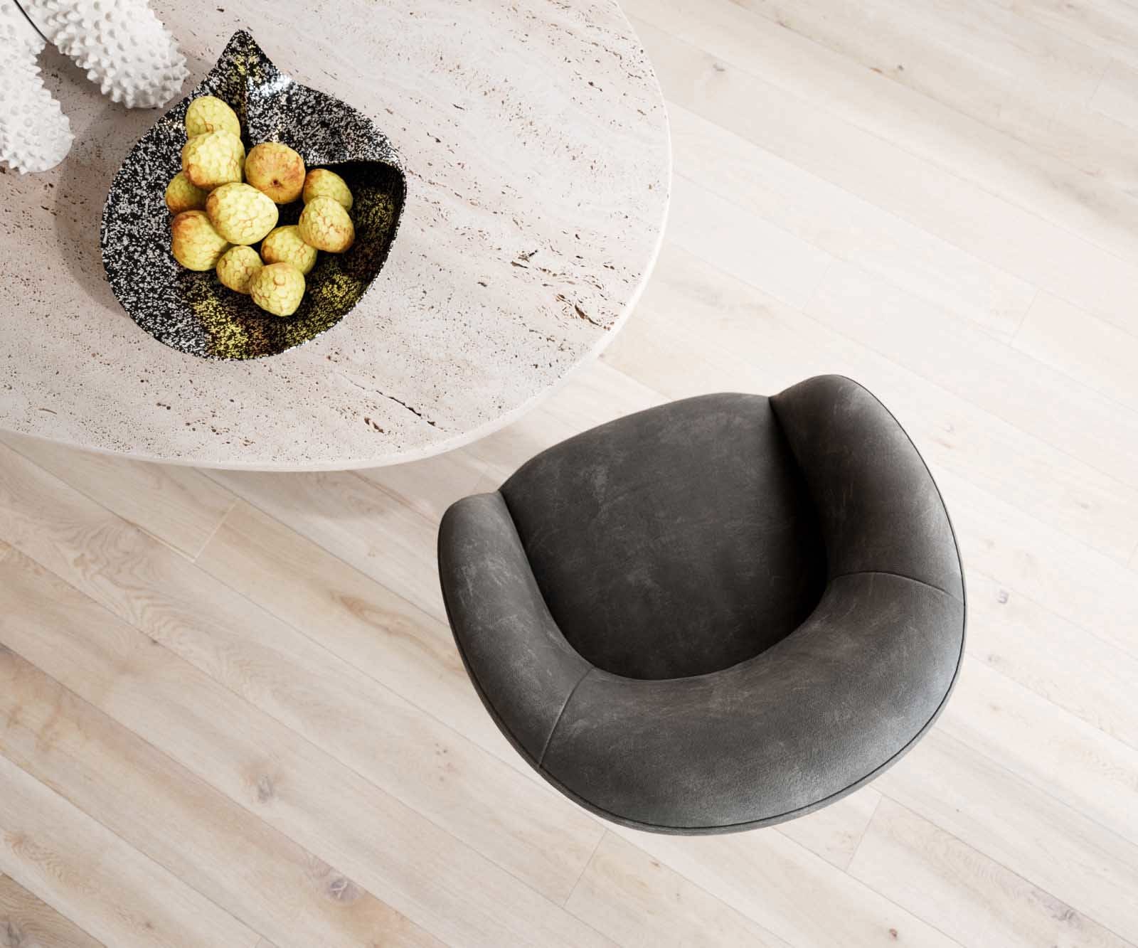 Drehstuhl Vinka-Flex mit Armlehnen Mikrofaser Anthrazit Vintage Holzgestell kantig Natur 180° drehbar Taschenfederkern 3 Drehstuhl Vinka-Flex mit Armlehnen Mikrofaser Anthrazit Vintage Holzgestell kantig Natur 180° drehbar Taschenfederkern 3