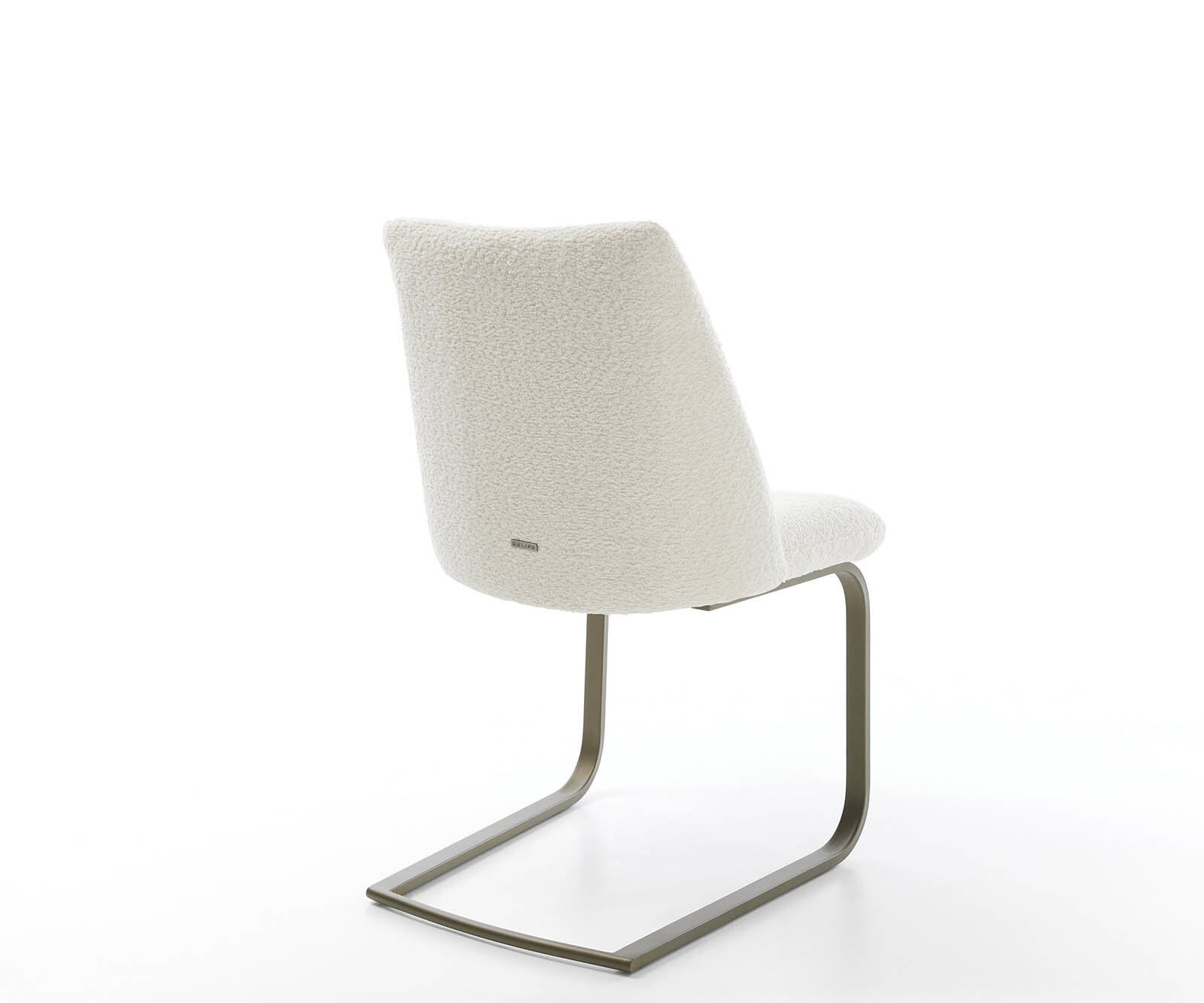 Freischwinger Elso-Flex Bouclé Weiß Freischwinger flach Effektfinish Titan Taschenfederkern 4 Freischwinger Elso-Flex Bouclé Weiß Freischwinger flach Effektfinish Titan Taschenfederkern 4