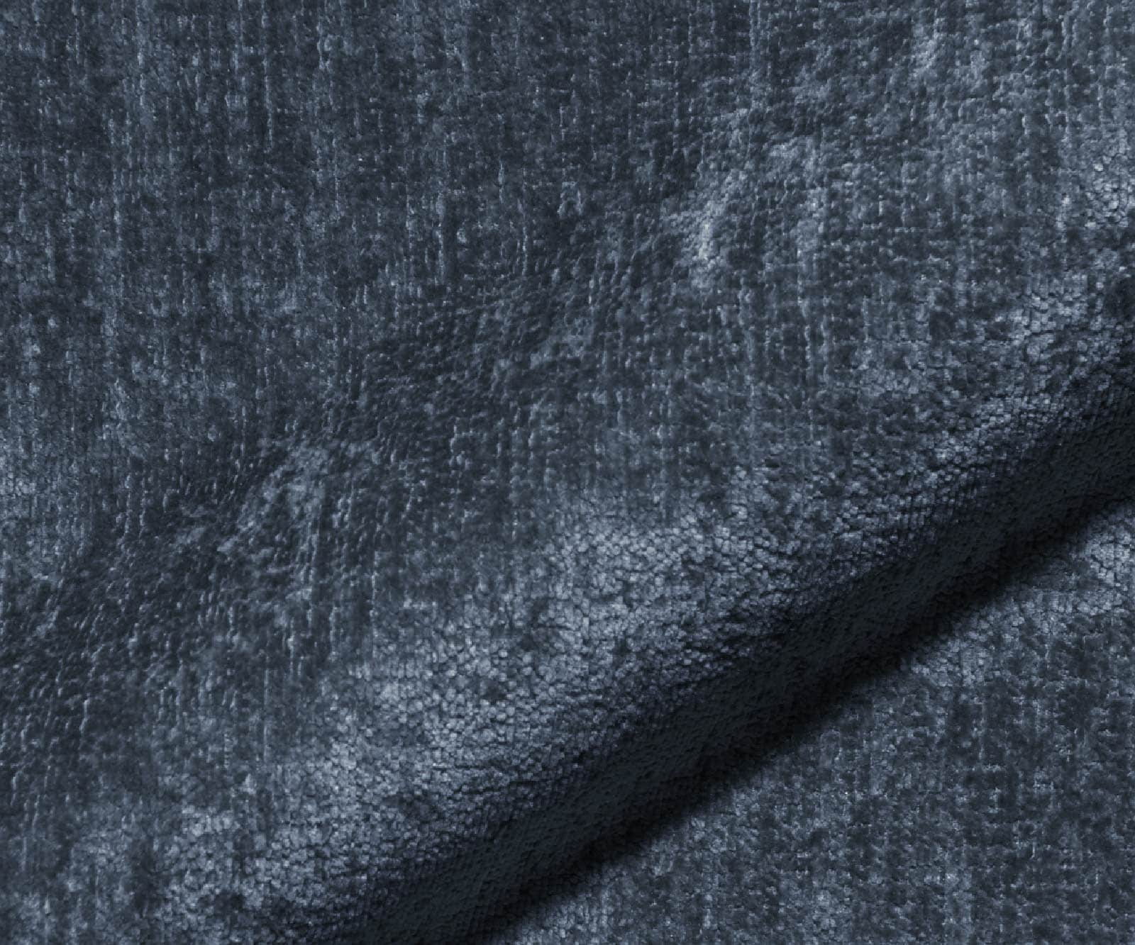 Grand canapé Lunna 360x175 cm chenille bleu 2 coussins 2 Grand canapé Lunna 360x175 cm chenille bleu 2 coussins 2