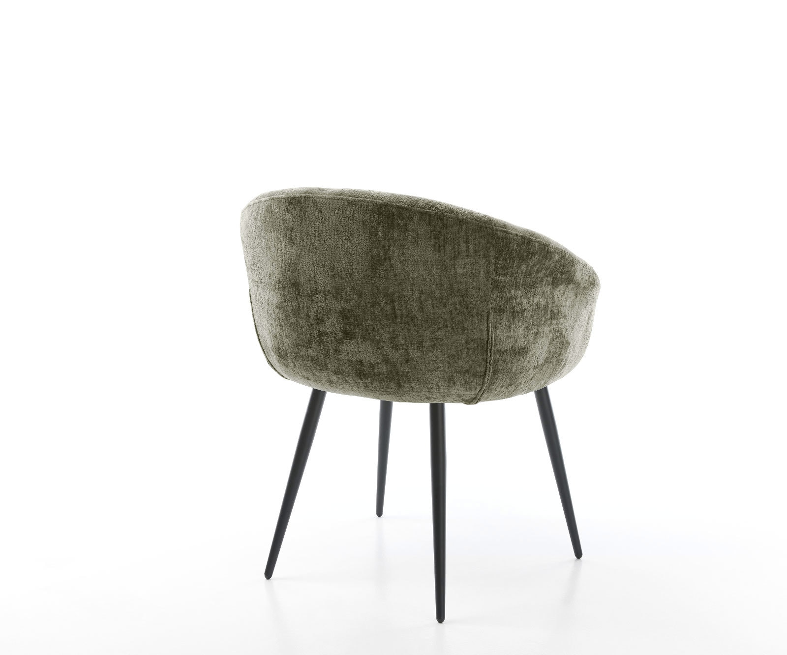 Esszimmerstuhl Vinka-Flex mit Armlehnen Chenille Olive 4-Fuß konisch Schwarz Taschenfederkern 4 Esszimmerstuhl Vinka-Flex mit Armlehnen Chenille Olive 4-Fuß konisch Schwarz Taschenfederkern 4