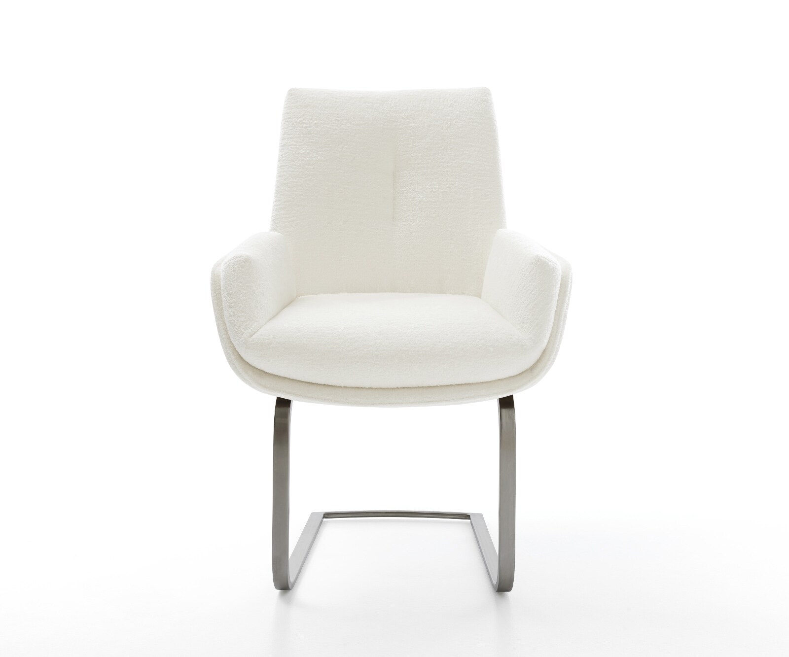 Freischwinger Clea-Flex Bouclé Soft Beige Freischwinger flach Graphit 1