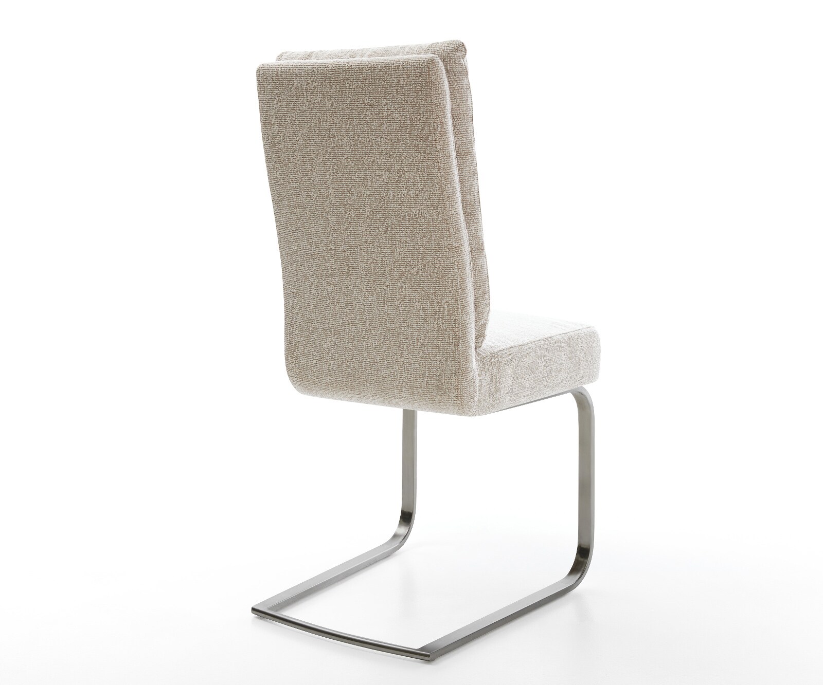 Freischwinger Pela-Flex Webstoff Soft Beige Freischwinger flach Graphit Taschenfederkern 4