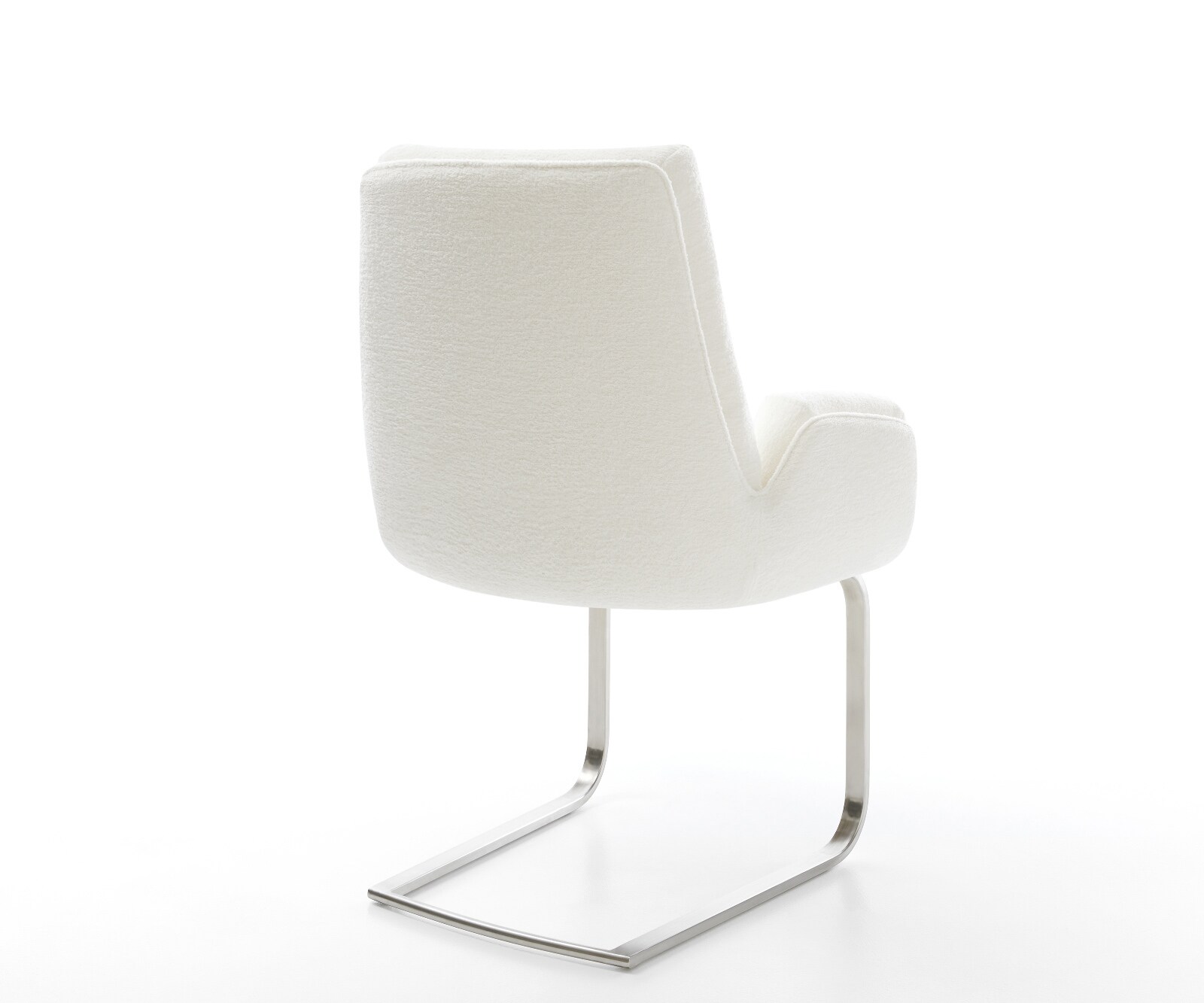 Freischwinger Clea-Flex Bouclé Soft Beige Freischwinger flach Edelstahl 5