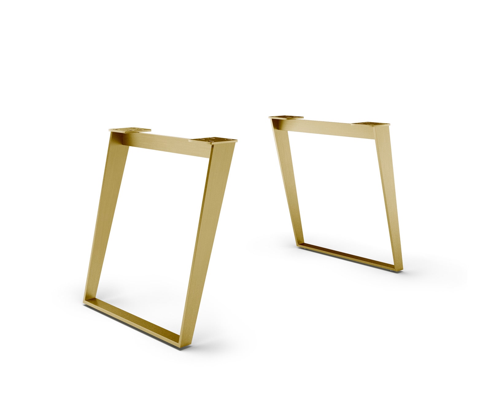 Tischgestell Edelstahl Gold Schräg (2er-Set) Tischgestell Edelstahl Gold Schräg (2er-Set)