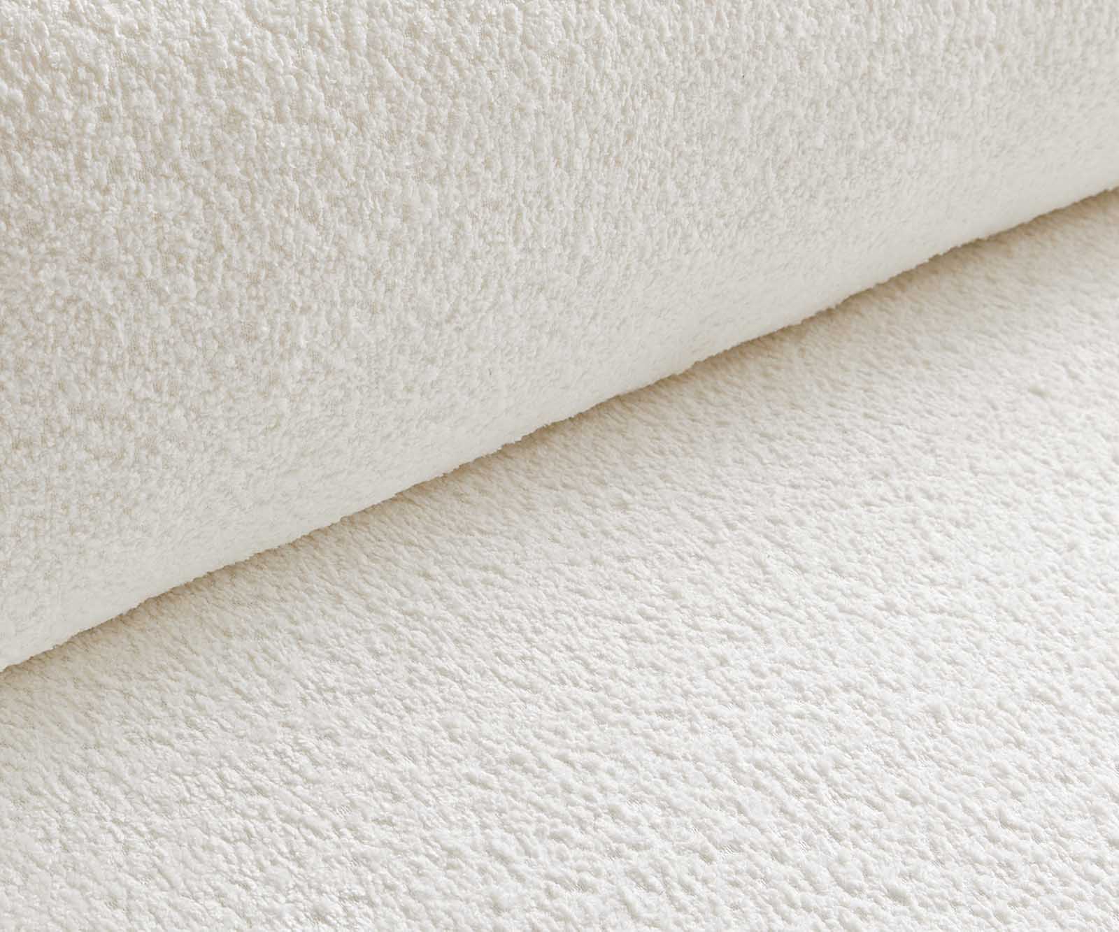 Chaise-pivotante Yago-Flex XL avec accoudoirs bouclé blanc cadre croisé large noir pivote sur 360° 3