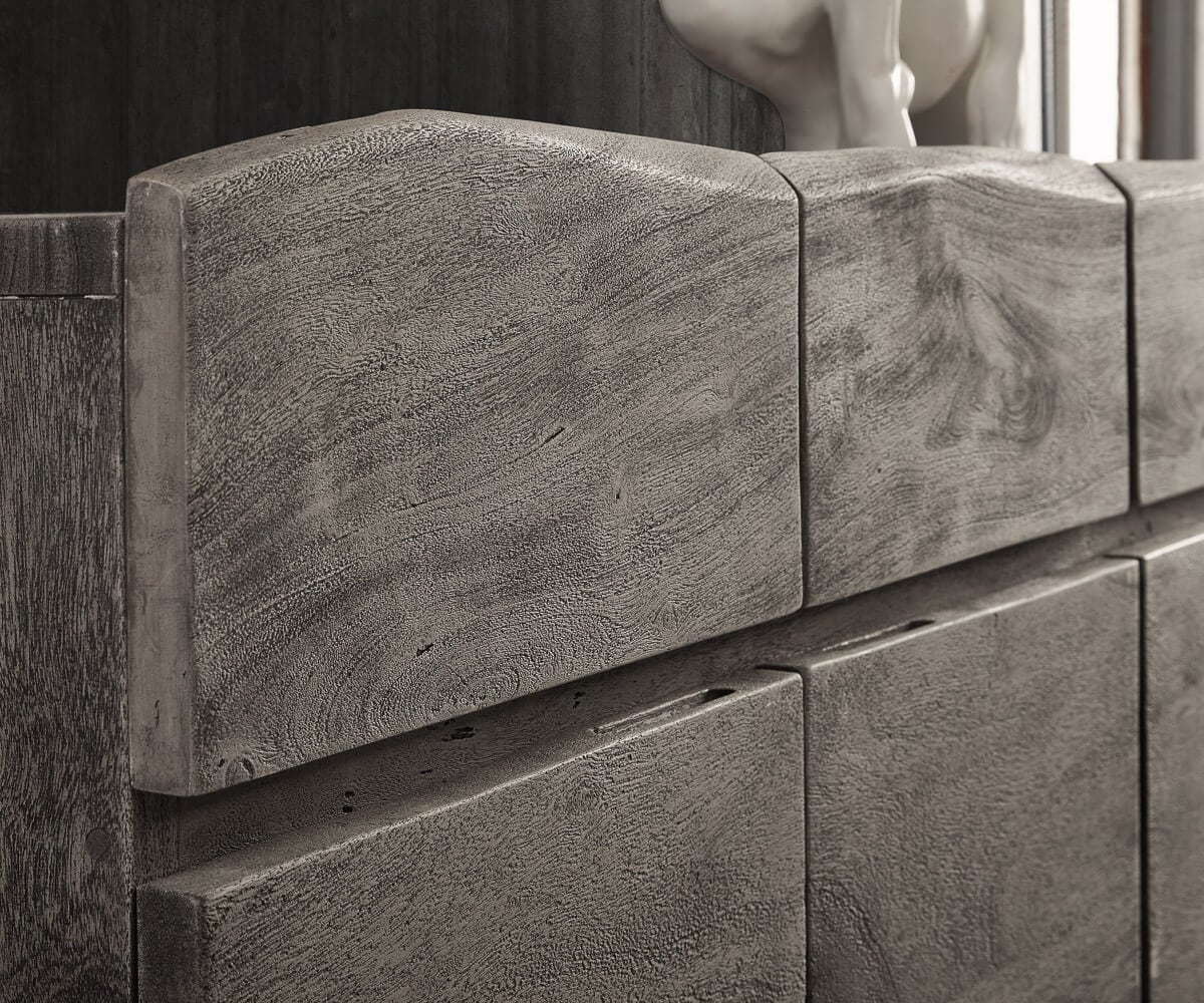 Sideboard Live-Edge 172 cm Akazie Platin 4 Türen 4 Schübe 5 Sideboard Live-Edge 172 cm Akazie Platin 4 Türen 4 Schübe 5