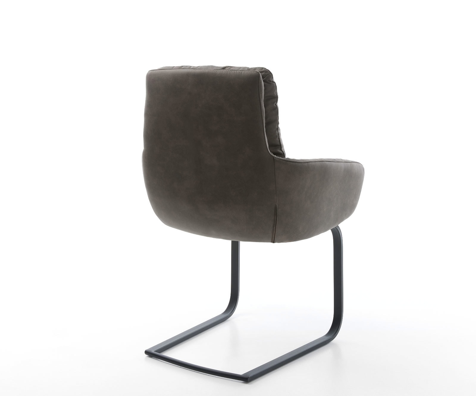 Freischwinger Abelia-Flex mit Armlehnen Mikrofaser Anthrazit Vintage Freischwinger flach Schwarz 4 Freischwinger Abelia-Flex mit Armlehnen Mikrofaser Anthrazit Vintage Freischwinger flach Schwarz 4