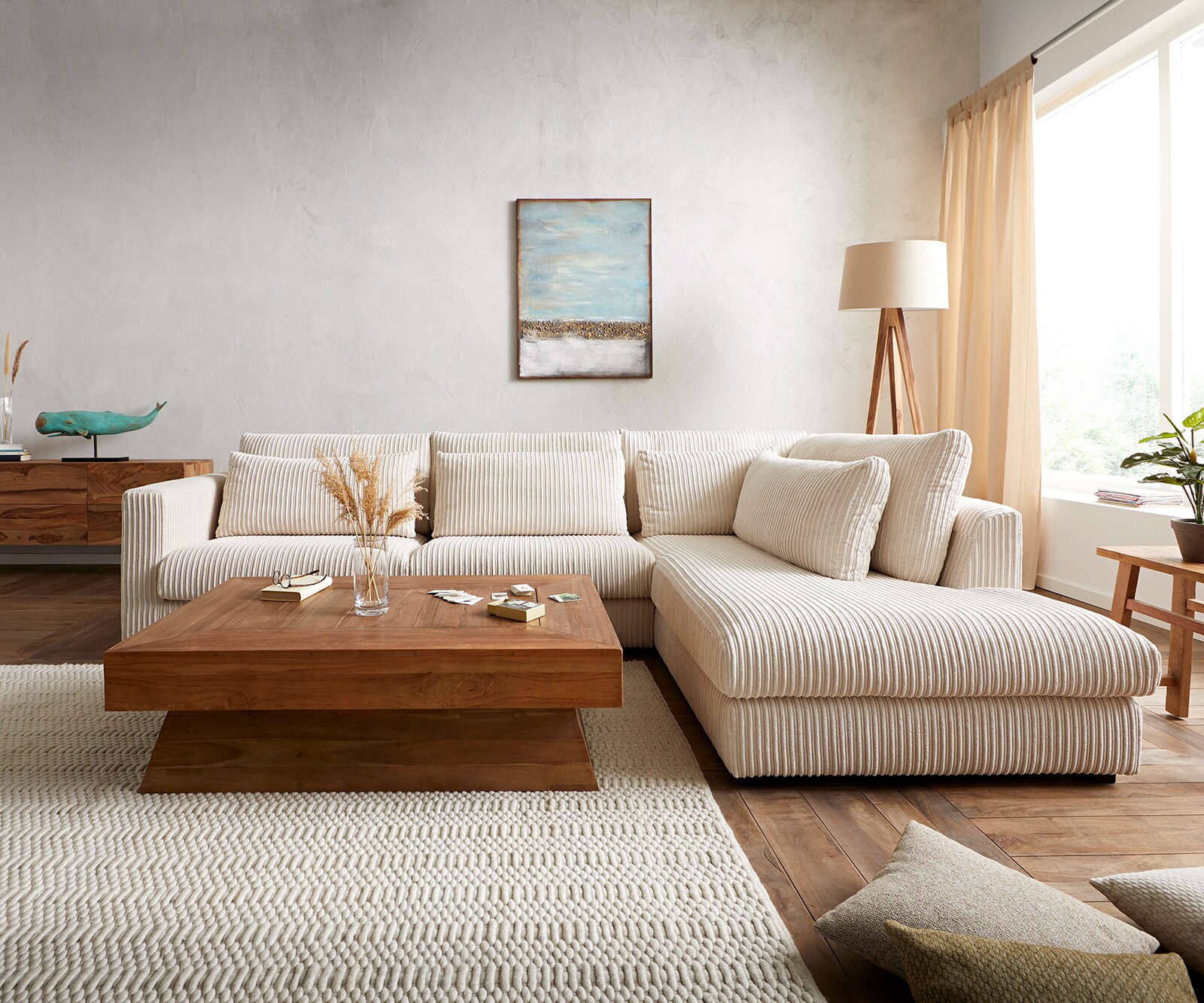Ecksofa Isla 330x225 cm mit Ottomane