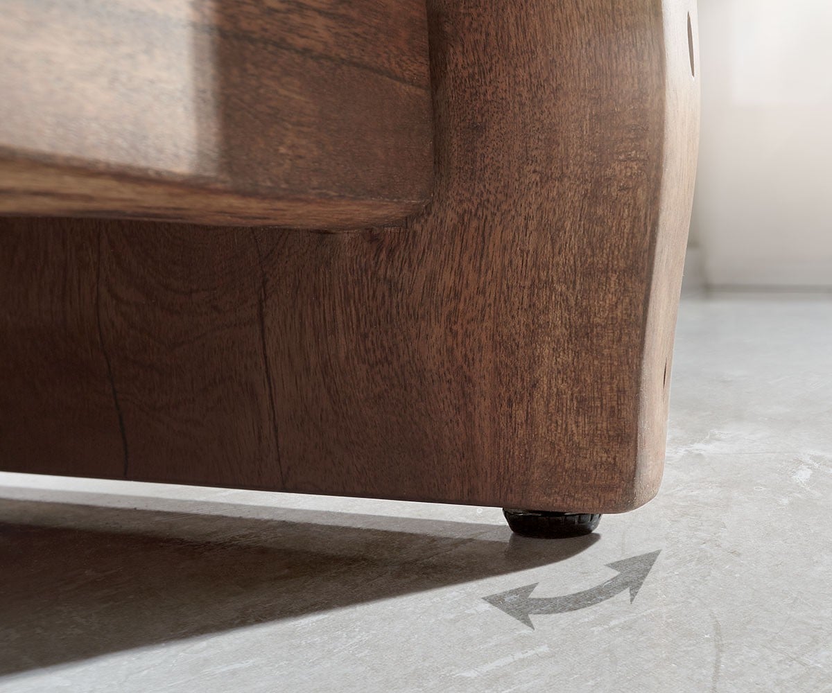 Lowboard Live-Edge 230 cm Akazie massiv Braun 4 Schübe 6 Lowboard Live-Edge 230 cm Akazie massiv Braun 4 Schübe 6