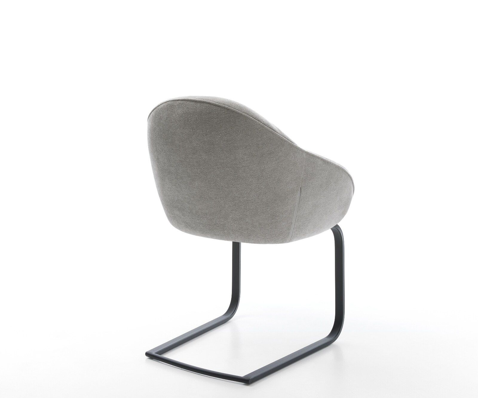 Freischwinger Gaio-Flex Strukturstoff Soft Grau Freischwinger flach Schwarz 5