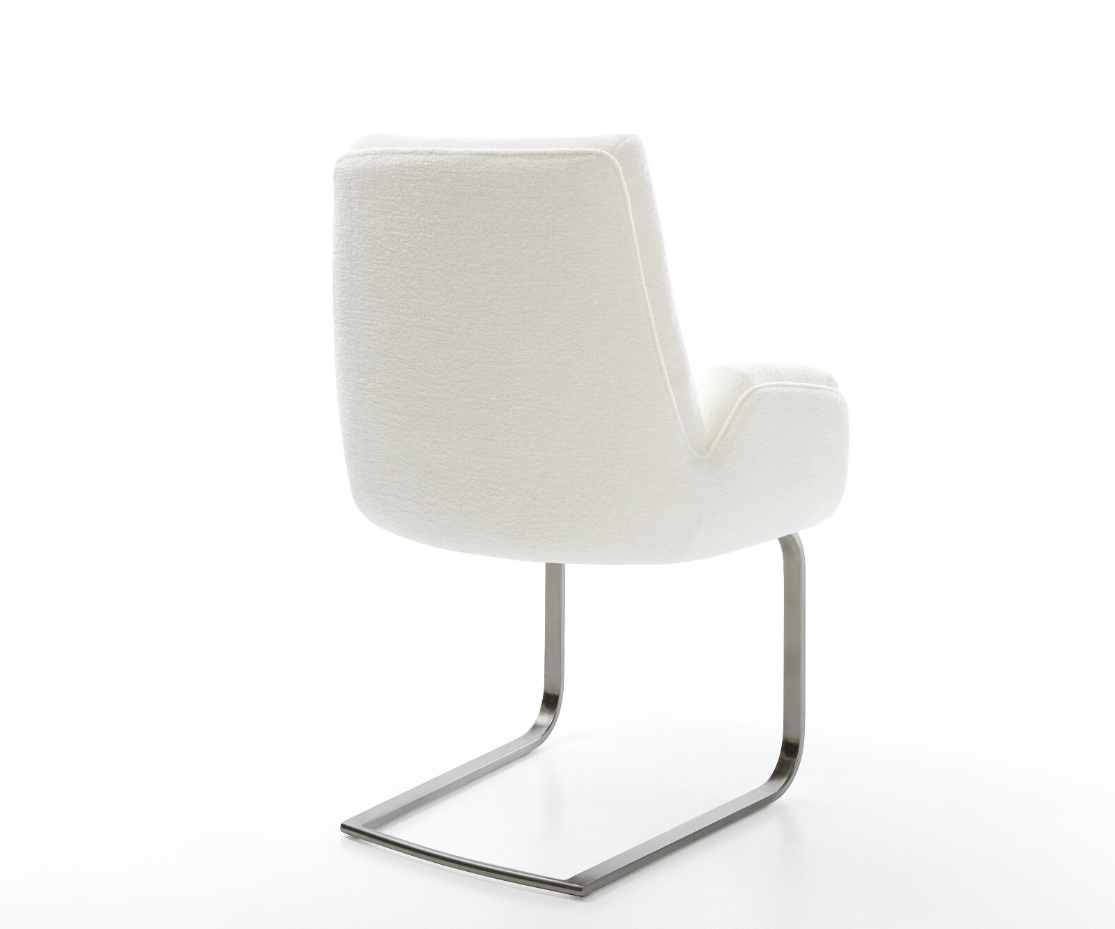 Freischwinger Clea-Flex Bouclé Soft Beige Freischwinger flach Graphit 4