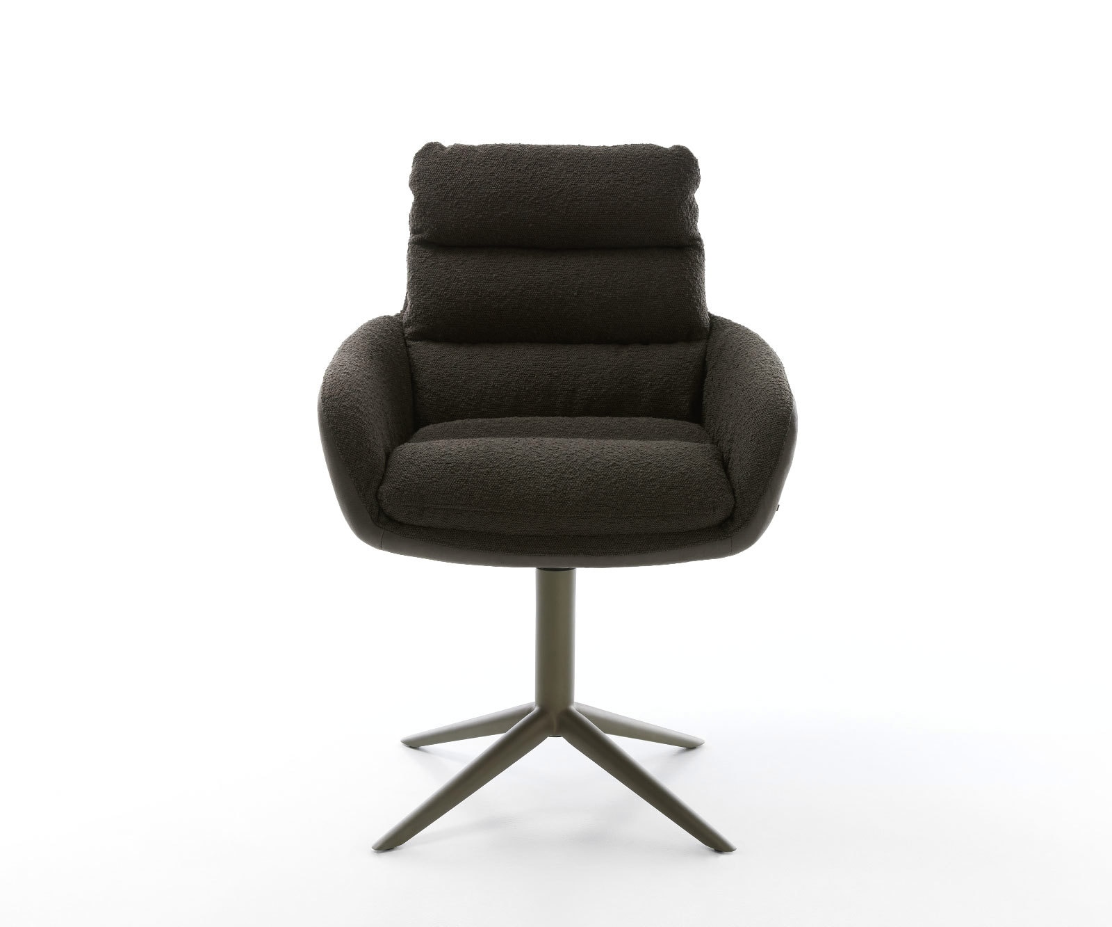 Drehstuhl Abelia-Flex mit Armlehnen Materialmix Schwarz Fußkreuz Effektfinish Titan 360° drehbar Wippfunktion 1 Drehstuhl Abelia-Flex mit Armlehnen Materialmix Schwarz Fußkreuz Effektfinish Titan 360° drehbar Wippfunktion 1