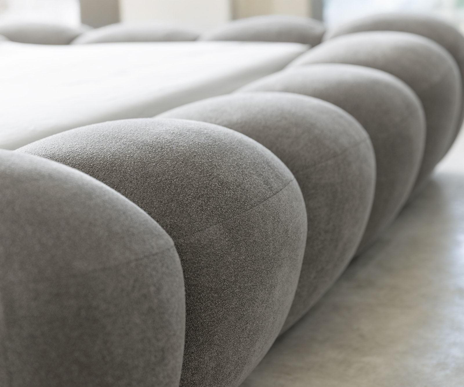 Polsterbettgestell Perlla 180x200 cm Strukturstoff Soft Grau 6 Polsterbettgestell Perlla 180x200 cm Strukturstoff Soft Grau 6