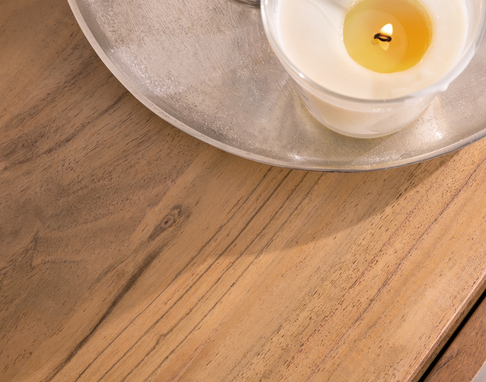 Lowboard Wyatt 220 cm Akazie Natur 4 Schübe V-Fuß Edelstahl 4 Lowboard Wyatt 220 cm Akazie Natur 4 Schübe V-Fuß Edelstahl 4