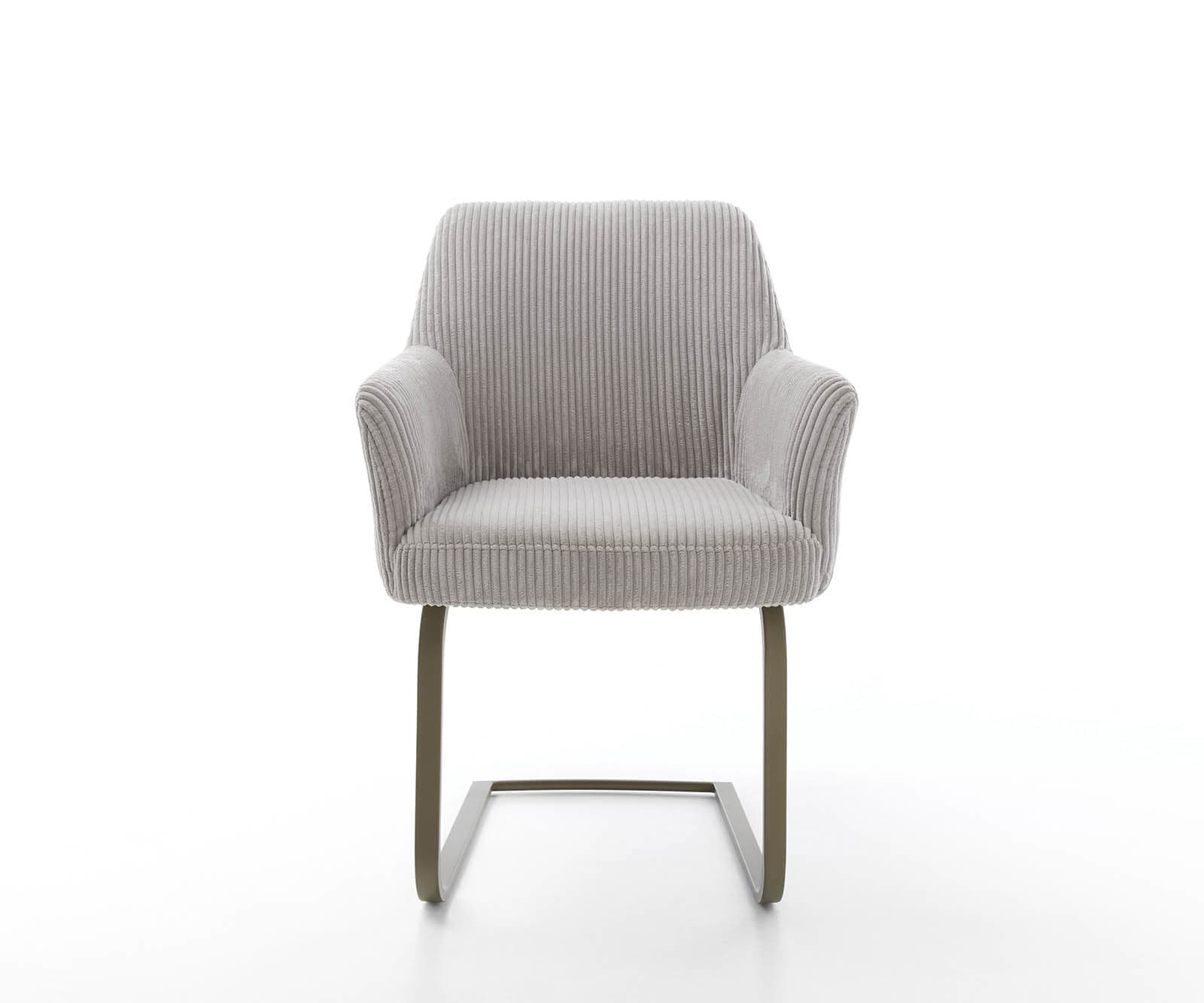 Freischwinger Xana-Flex mit Armlehnen Cord Silbergrau Freischwinger flach Effektfinish Titan Taschenfederkern 1 Freischwinger Xana-Flex mit Armlehnen Cord Silbergrau Freischwinger flach Effektfinish Titan Taschenfederkern 1