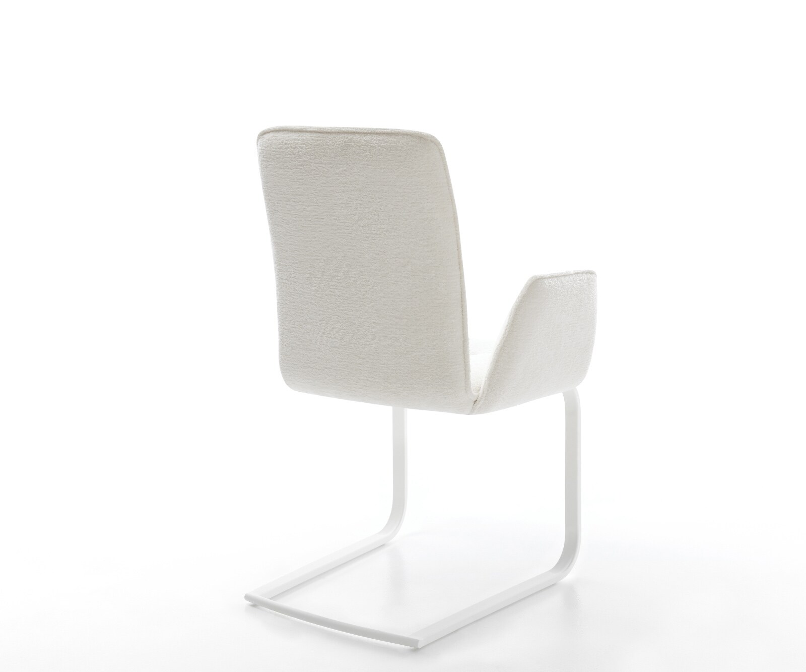 Freischwinger Vinja-Flex Bouclé Soft Beige Freischwinger flach Weiß 5