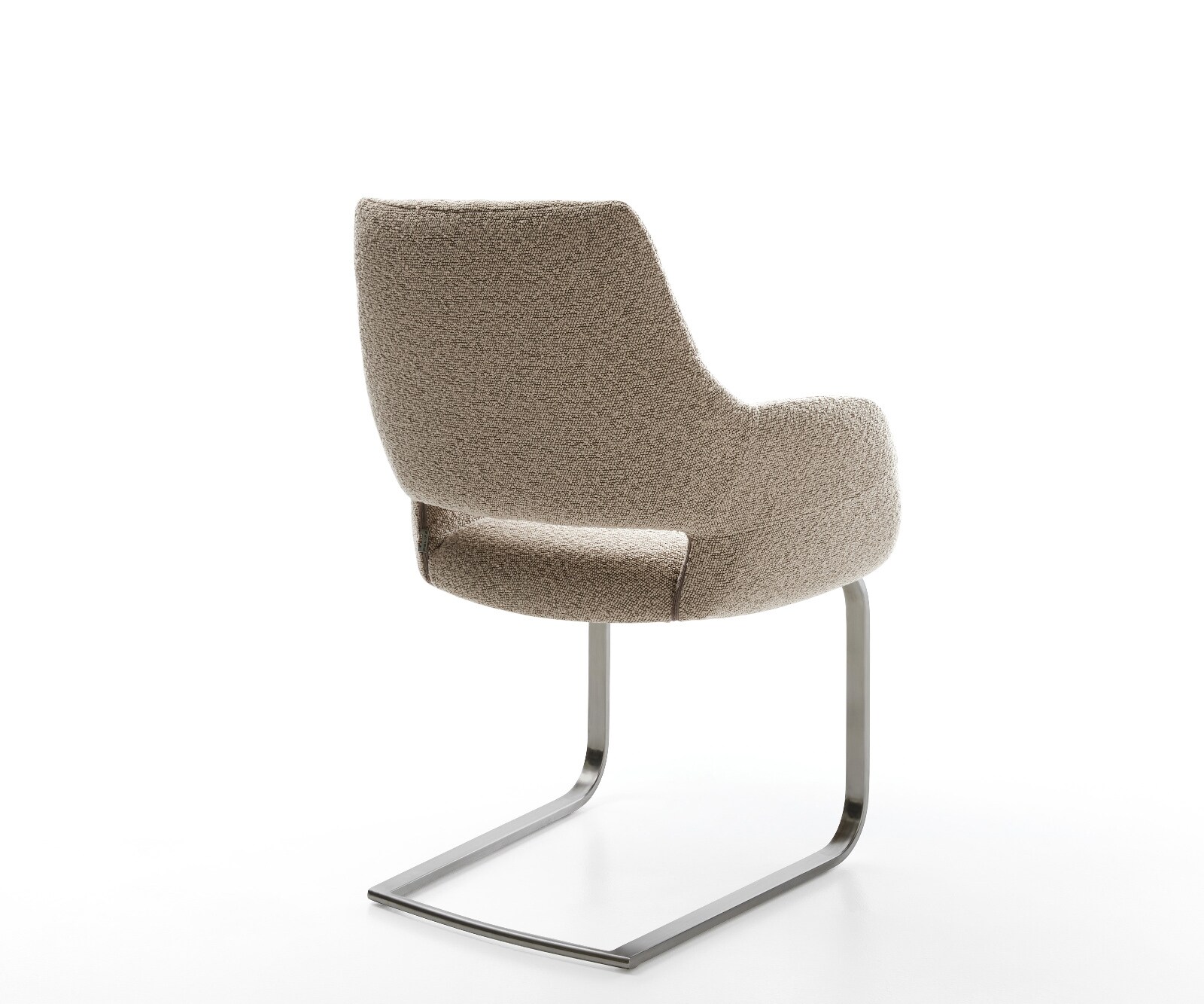 Cantilever Yago-Flex avec accoudoirs bouclé boue pied cantilever plat grafiete ressorts ensachés 4