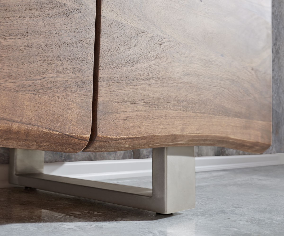 Sideboard Live-Edge 172 cm Akazie Braun 4 Türen 4 Schübe 6 Sideboard Live-Edge 172 cm Akazie Braun 4 Türen 4 Schübe 6