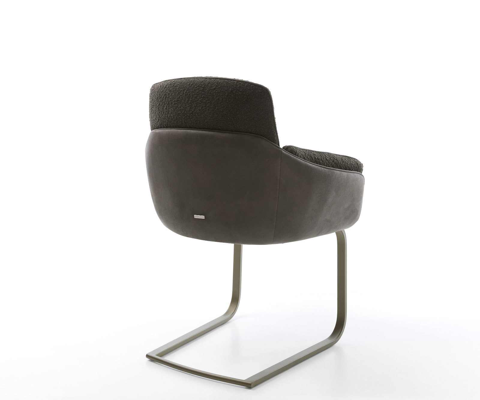 Freischwinger Luan-Flex mit Armlehnen Materialmix Schwarz Freischwinger flach Effektfinish Titan 4 Freischwinger Luan-Flex mit Armlehnen Materialmix Schwarz Freischwinger flach Effektfinish Titan 4