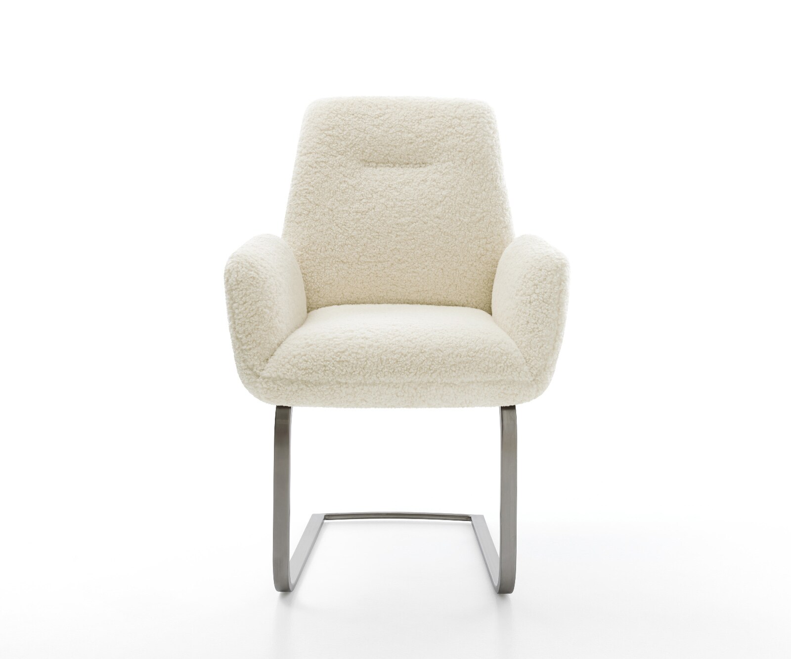 Cantilever Zoa-Flex tissu teddy beige pied cantilever plat grafiete resorts ensachés 2