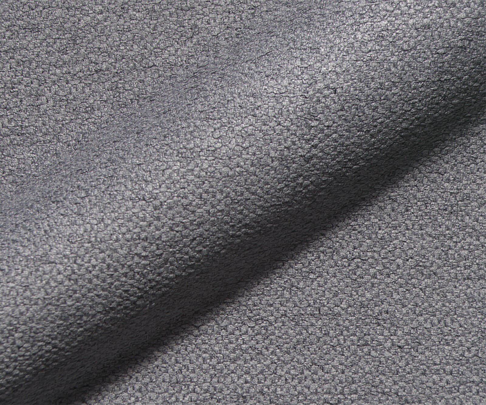 Chaise-de-bar Luiga-Flex tissu texturé gris clair pied pivotant réglable en hauteur métal 3