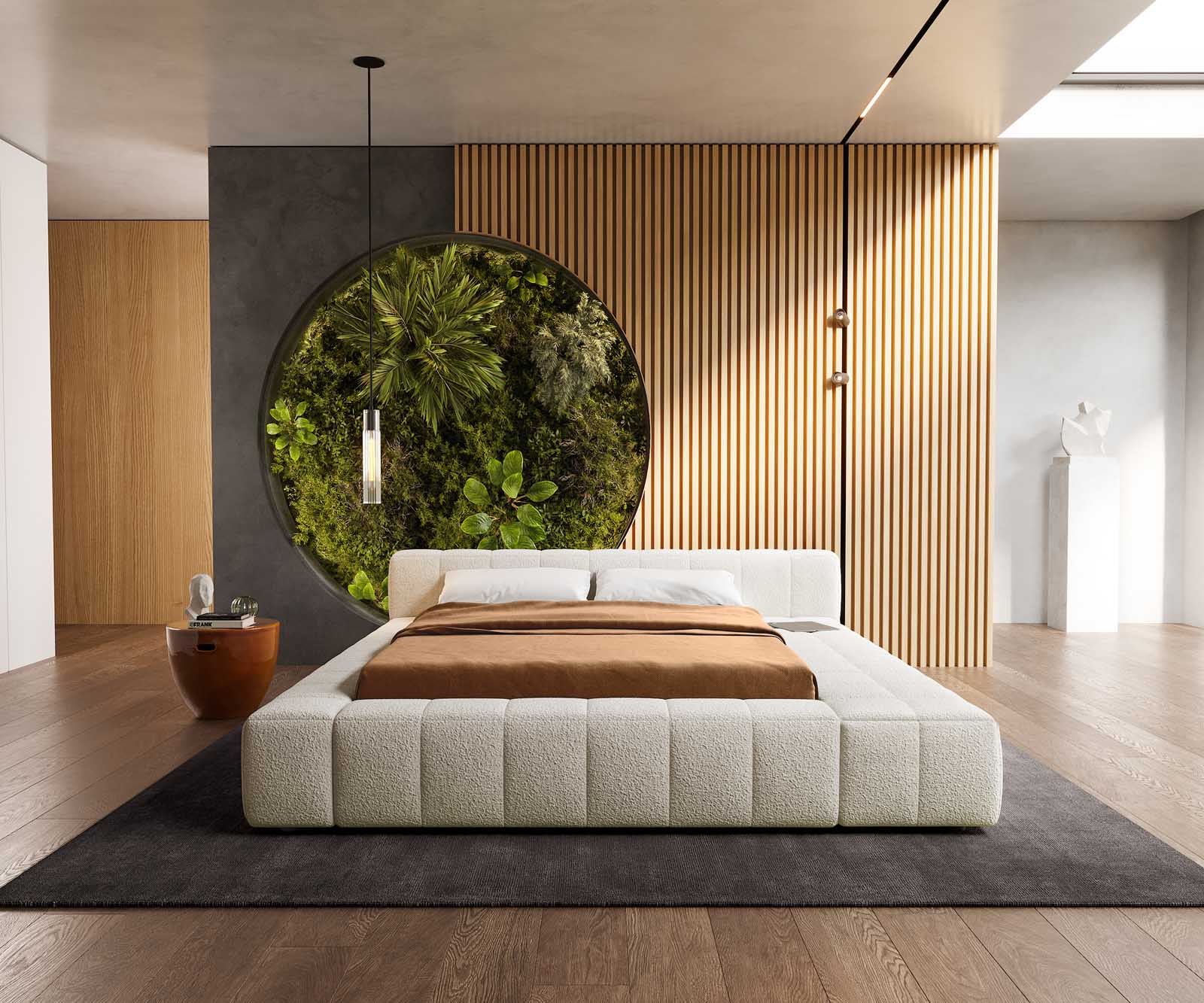 Polsterbettgestell Espazio 140x200 cm Bouclé Creme-Weiß mit Stauraum 1 Polsterbettgestell Espazio 140x200 cm Bouclé Creme-Weiß mit Stauraum 1