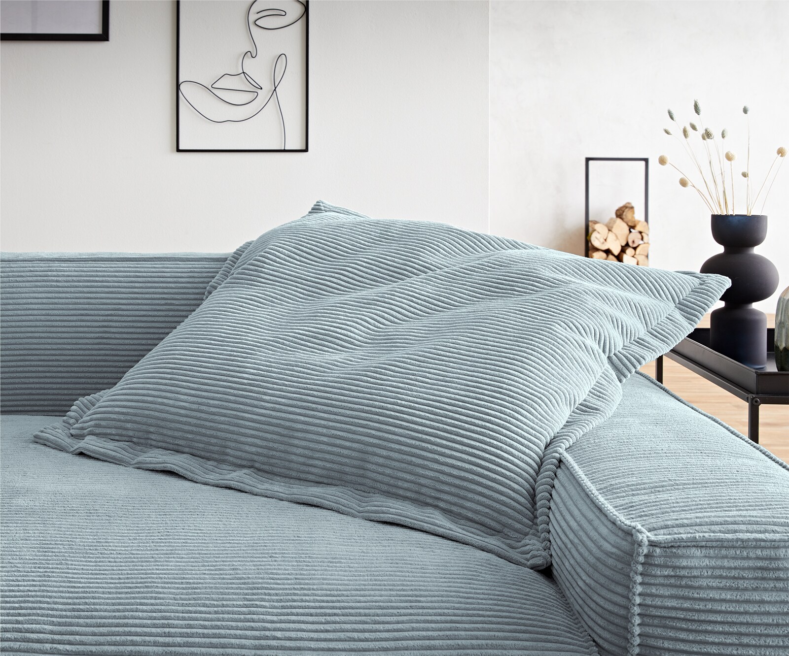 Sirpio Coussin à jeter 85x85 Cordge Beige 3