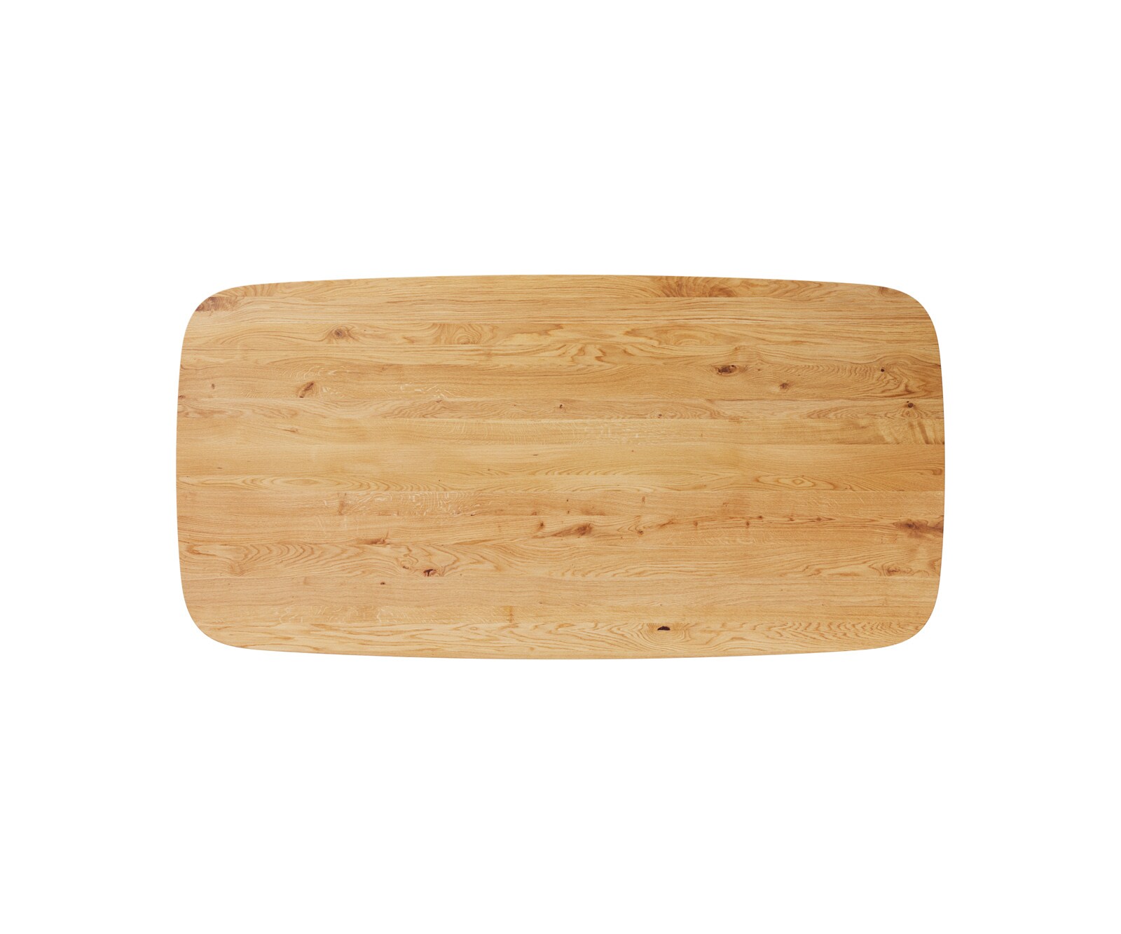 Plateau-de-table Edge Boot 240 x 120 x 2,5-3 cm chêne naturel bord suisse 1