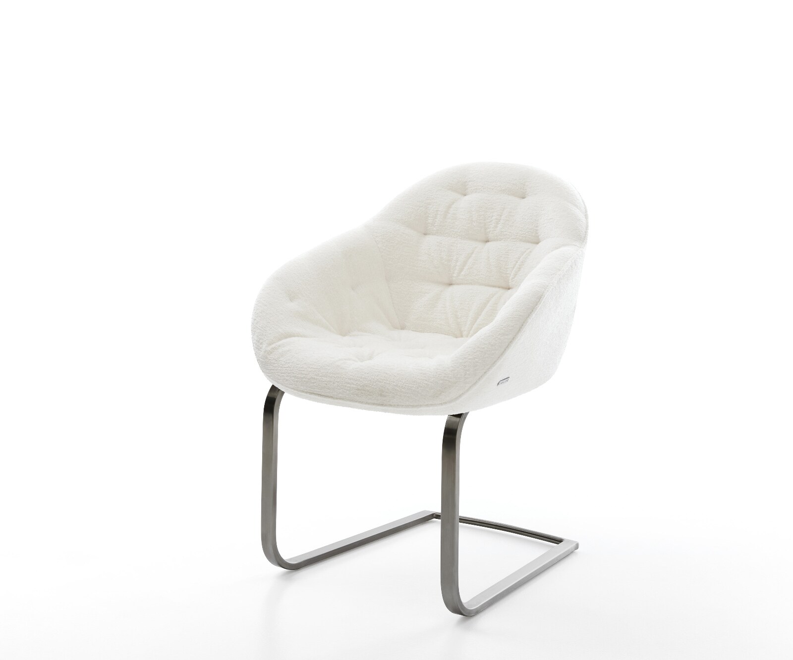 Freischwinger Gaio-Flex Bouclé Soft Beige Freischwinger flach Graphit 1