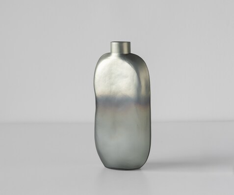 Vase Mireva B17 x T9 x H33 cm Glas Aurora Mundgeblasen