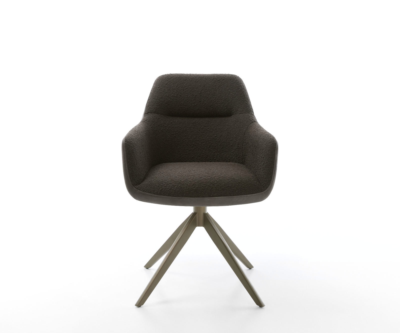 Chaise-pivotante Pejo-Flex tissu mixte noir pied croisé large aspect titane pivotement sur 360° fonction bascule ressorts ensachés 1 Chaise-pivotante Pejo-Flex tissu mixte noir pied croisé large aspect titane pivotement sur 360° fonction bascule ressorts ensachés 1