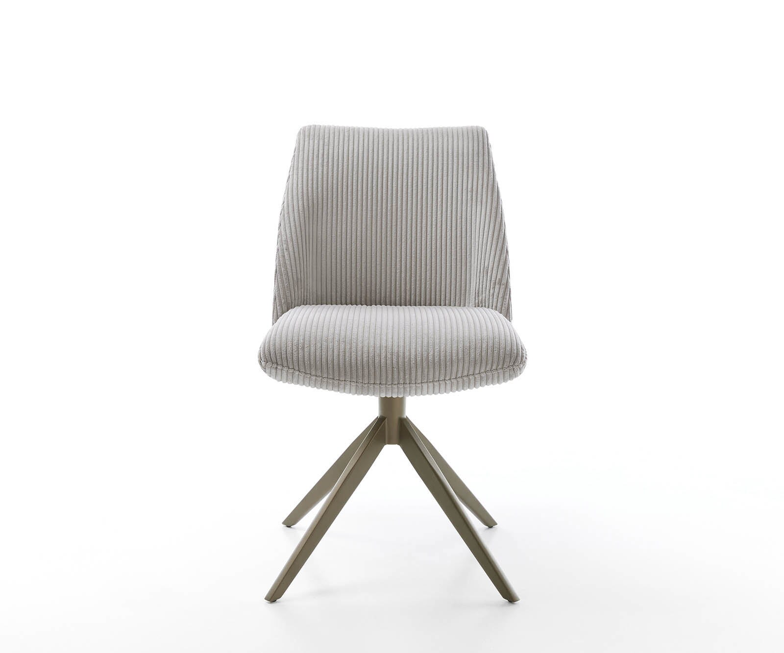 Drehstuhl Elso-Flex Cord Silbergrau Kreuzgestell breit Effektfinish Titan 360° drehbar Taschenfederkern 1