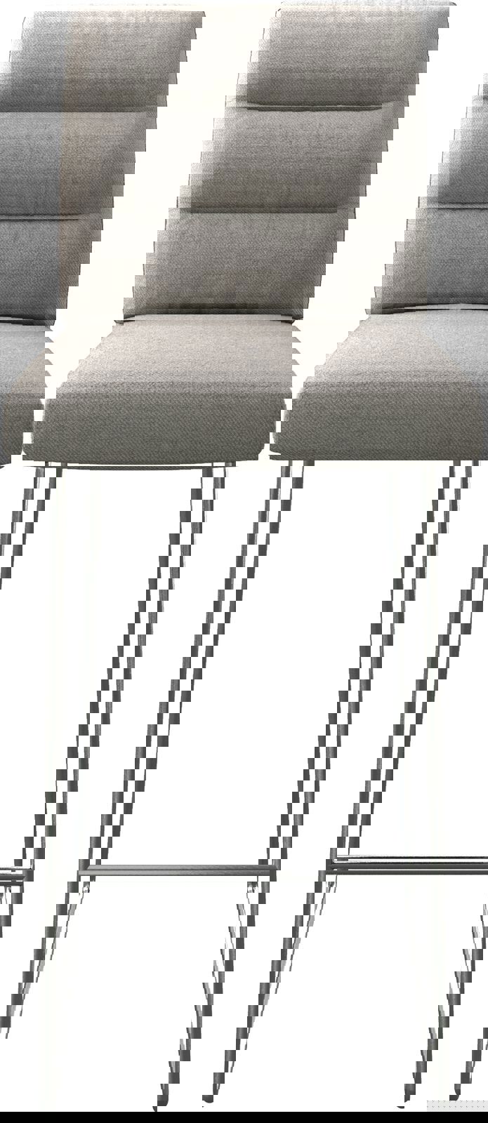 Barstuhl Pela-Flex Stripes Hellgrau Kufengestell Edelstahl 4 Barstuhl Pela-Flex Stripes Hellgrau Kufengestell Edelstahl 4