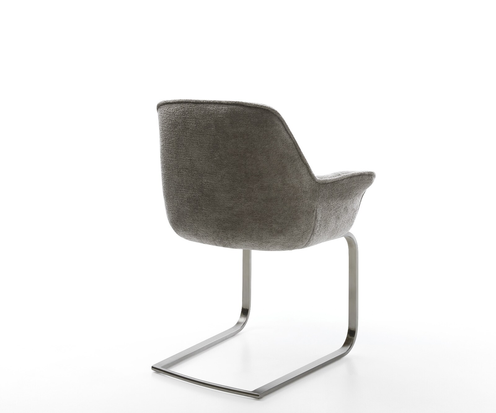 Freischwinger Kaira-Flex Bouclé Soft Schlamm Freischwinger flach Graphit 4