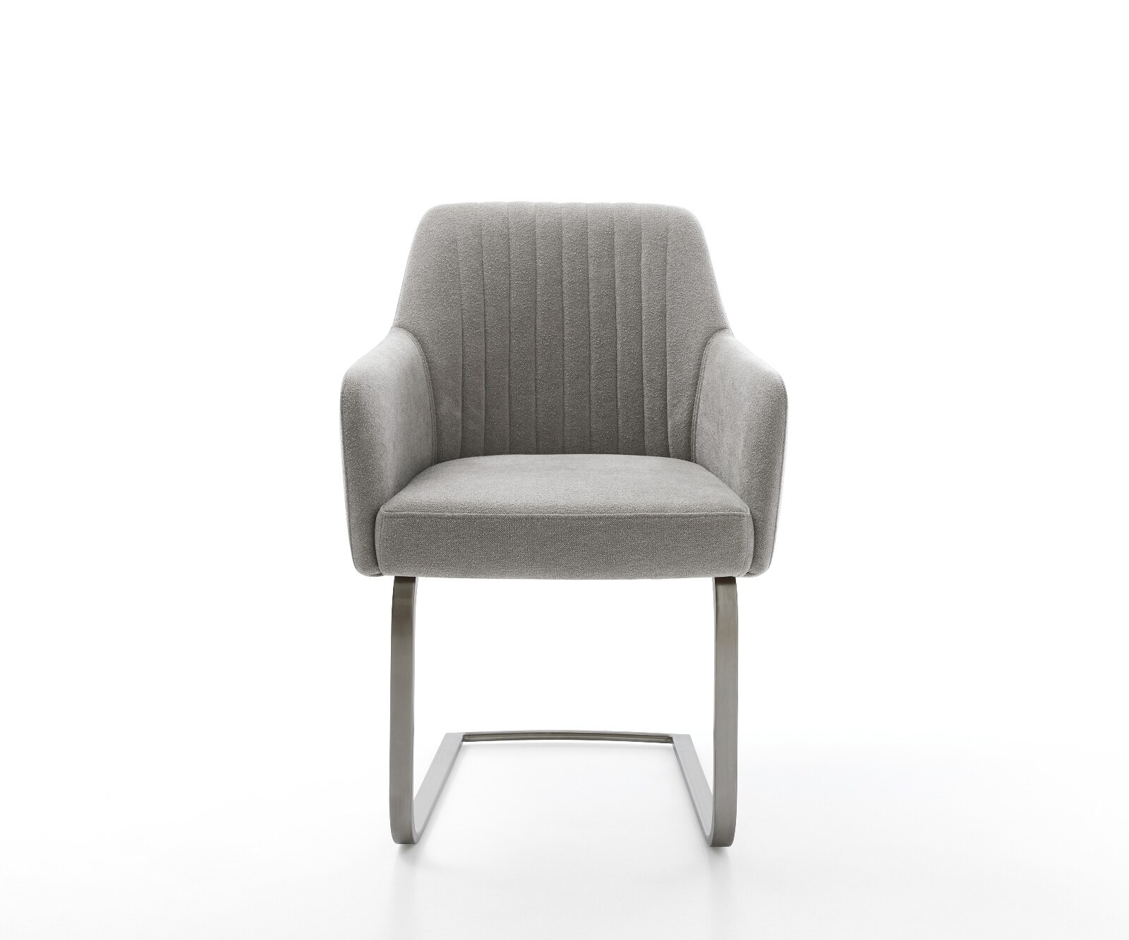 Freischwinger Greg-Flex Strukturstoff Soft Grau Freischwinger flach Graphit Taschenfederkern 1