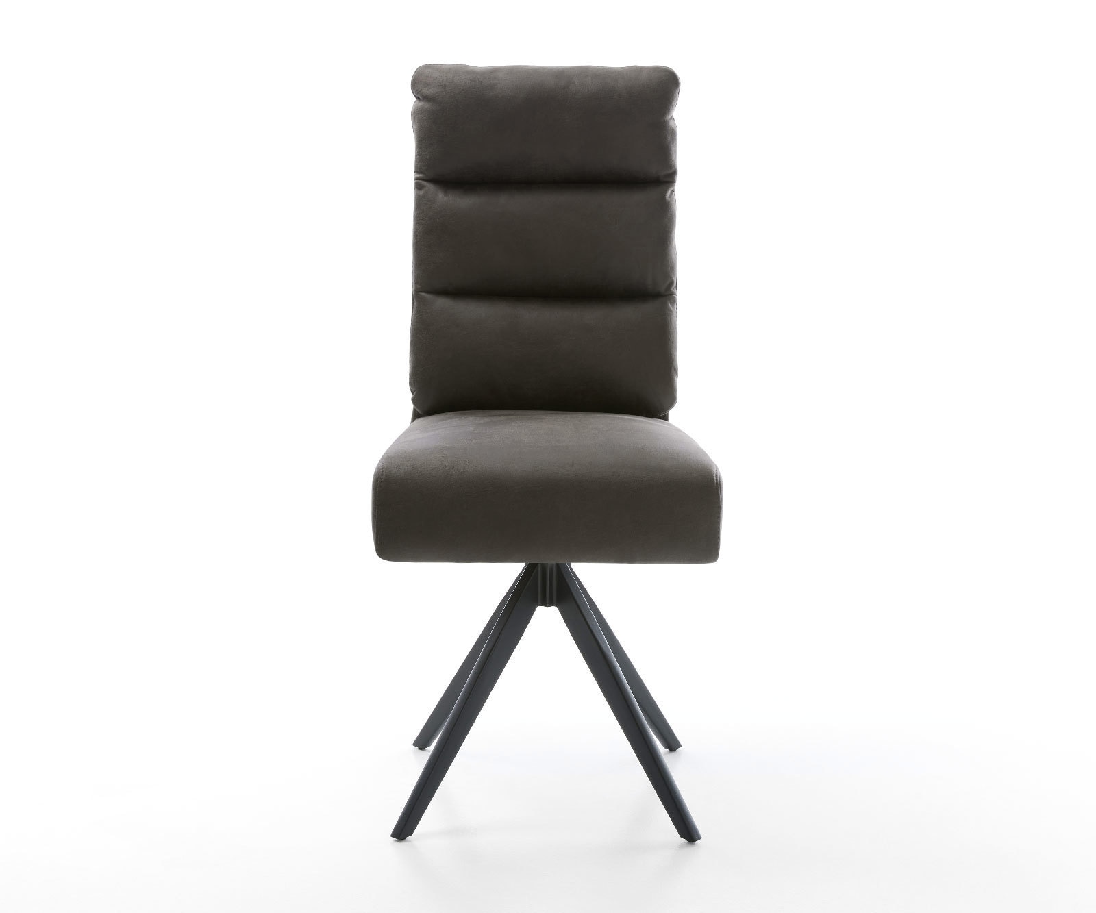 Esszimmerstuhl Pela-Flex Mikrofaser Anthrazit Vintage Kreuzgestell kantig Schwarz Taschenfederkern 1 Esszimmerstuhl Pela-Flex Mikrofaser Anthrazit Vintage Kreuzgestell kantig Schwarz Taschenfederkern 1